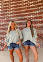 The Sage Studded Top