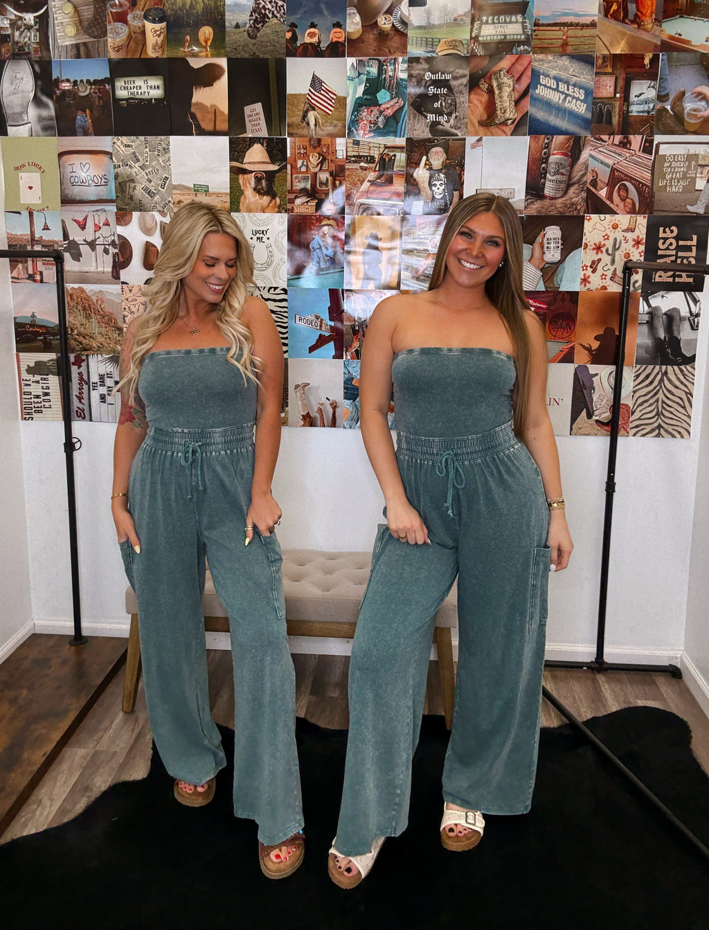 Forevermore Jumpsuit- Teal