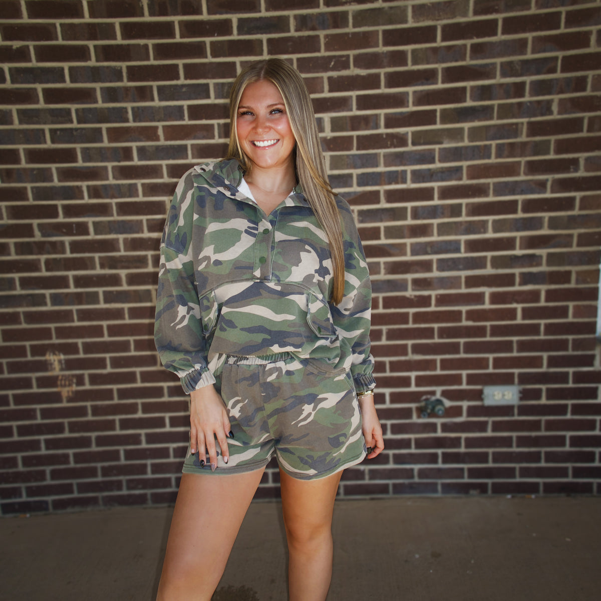 The Willa Camo Top