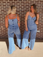 The Goldie Denim Jumpsuit