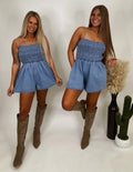Summer Days Denim Romper