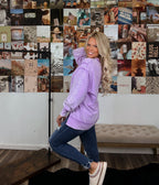 Oversized Girlie Pullover- Lavender
