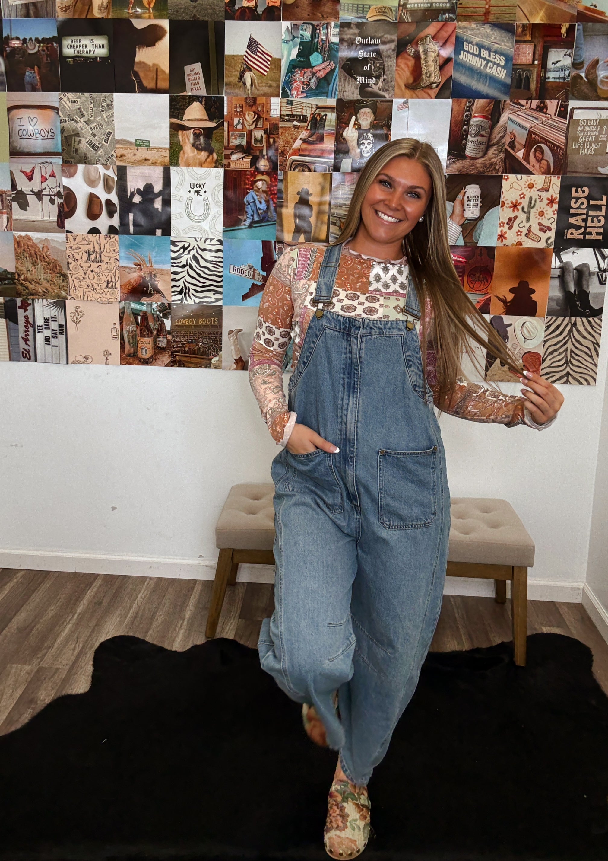 The Tanner Wide Leg Overalls