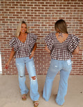 The Statement Gingham Top