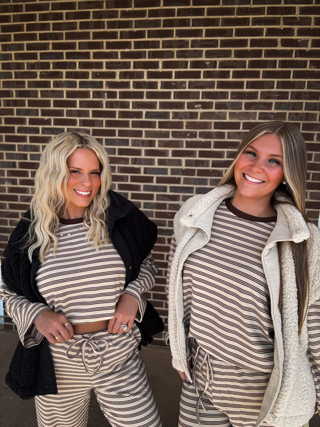 The Scarlett Stripe Set