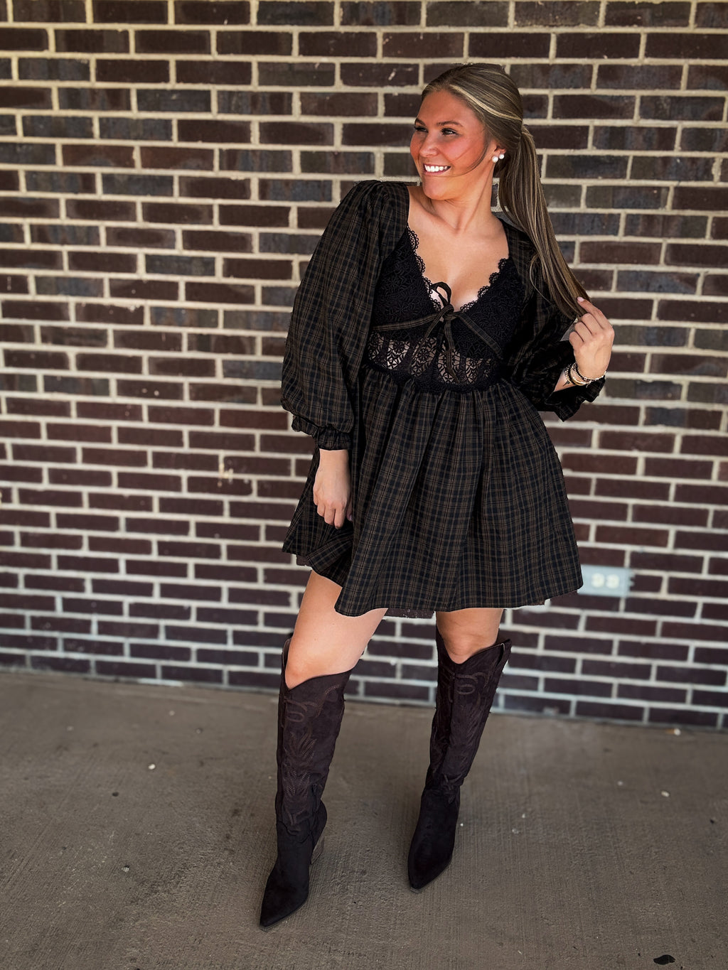The Fallon Plaid Dress