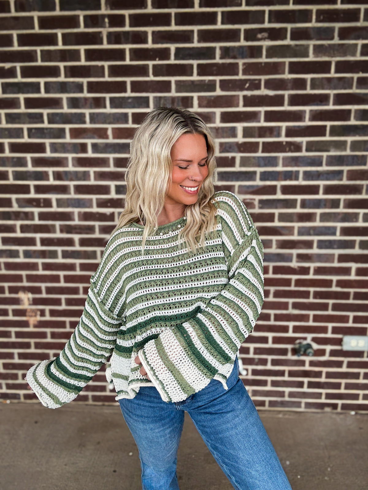 The Kelsey Sweater- Sage