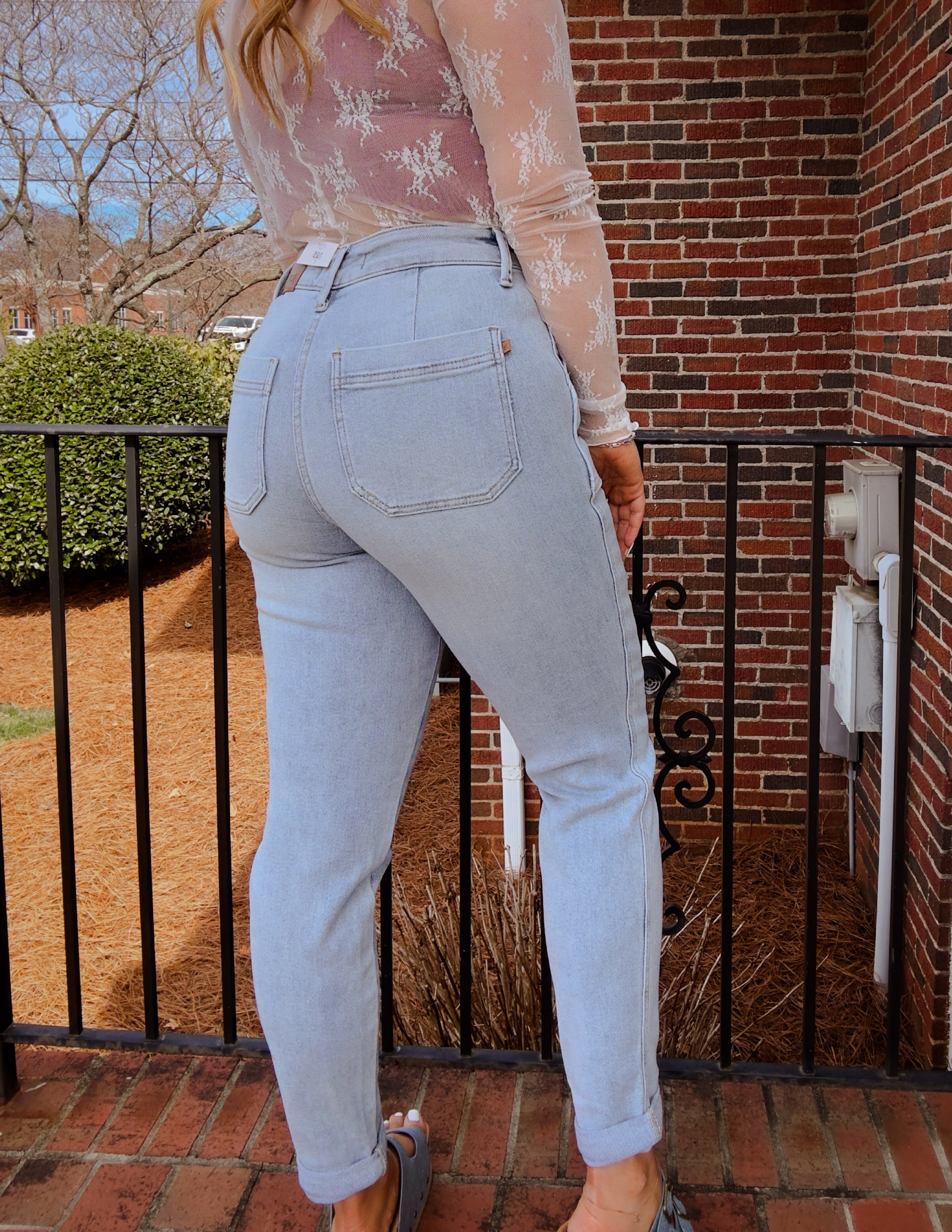 Theres your trouble Joggers by Judy Blue