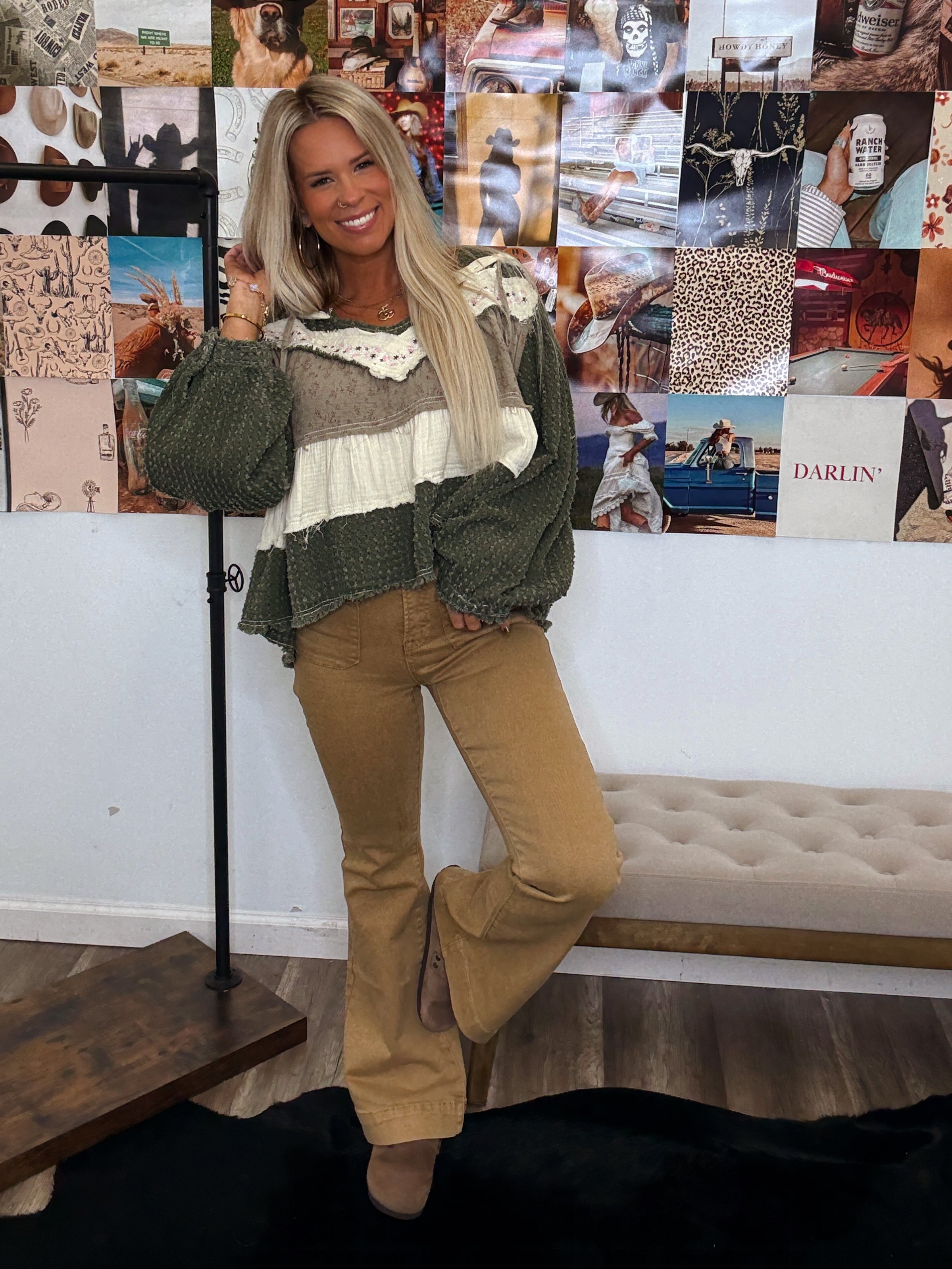 The Lanie Patchwork Pullover