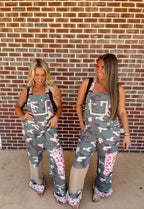 The Patchwork Camo Overalls