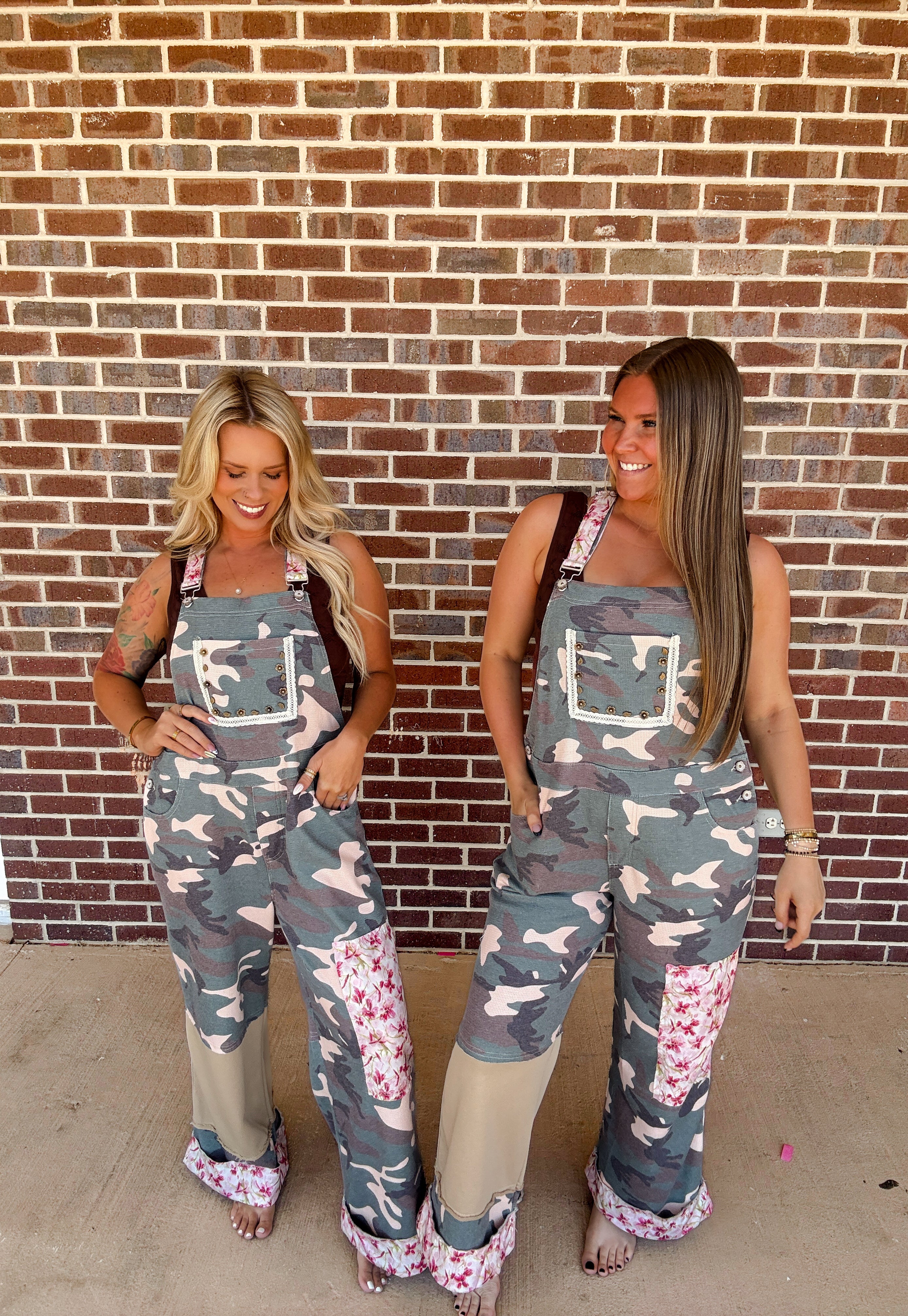 The Patchwork Camo Overalls