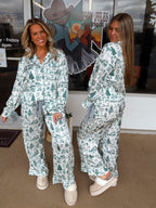 The Satin Gingham Pajamas