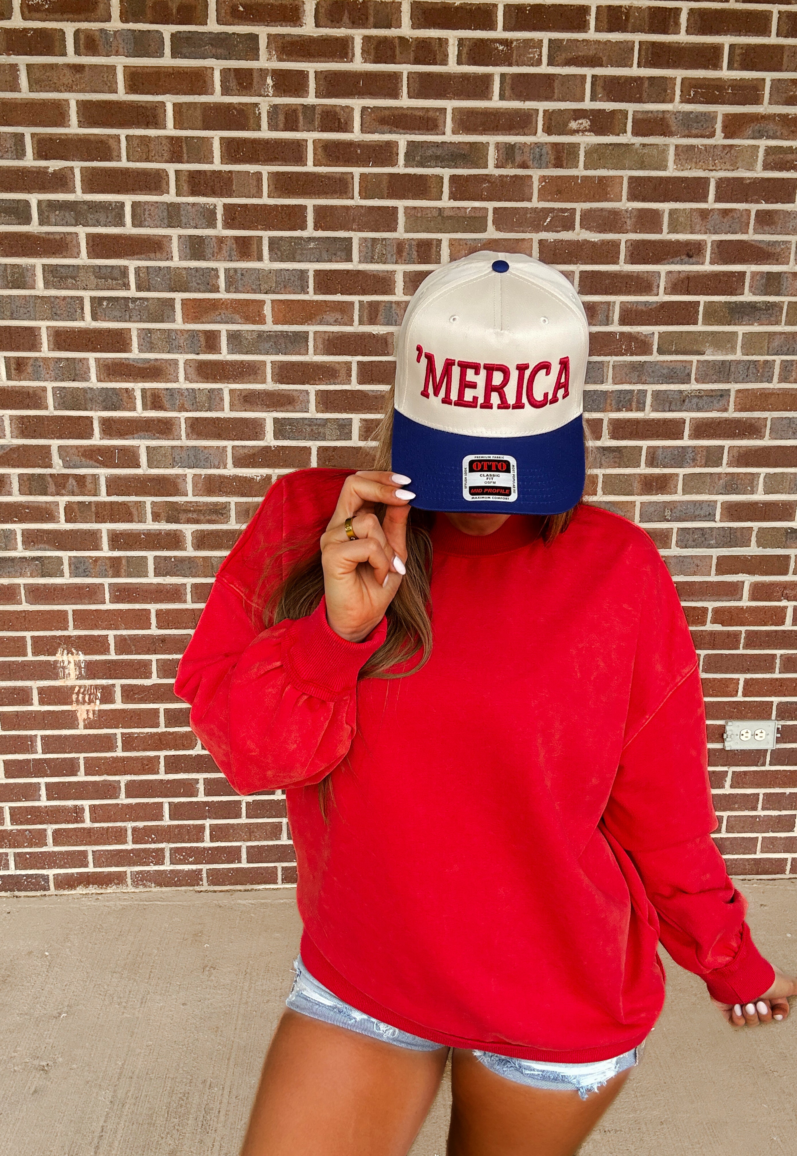 The Fancy Mockneck- Red