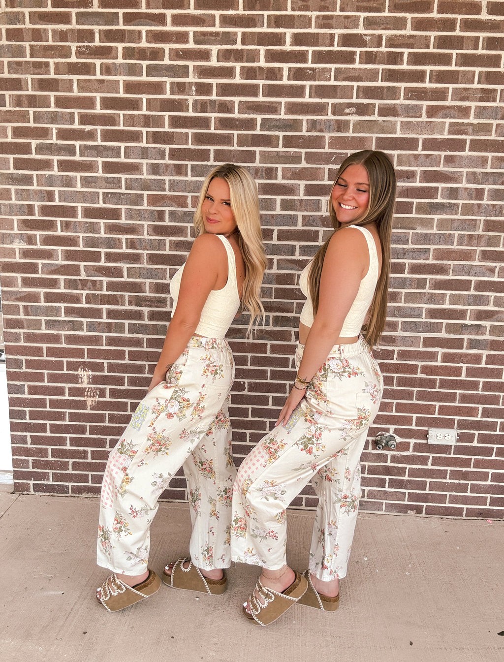 The Merrit Floral Patchwork Pants