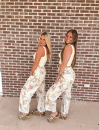 The Merrit Floral Patchwork Pants