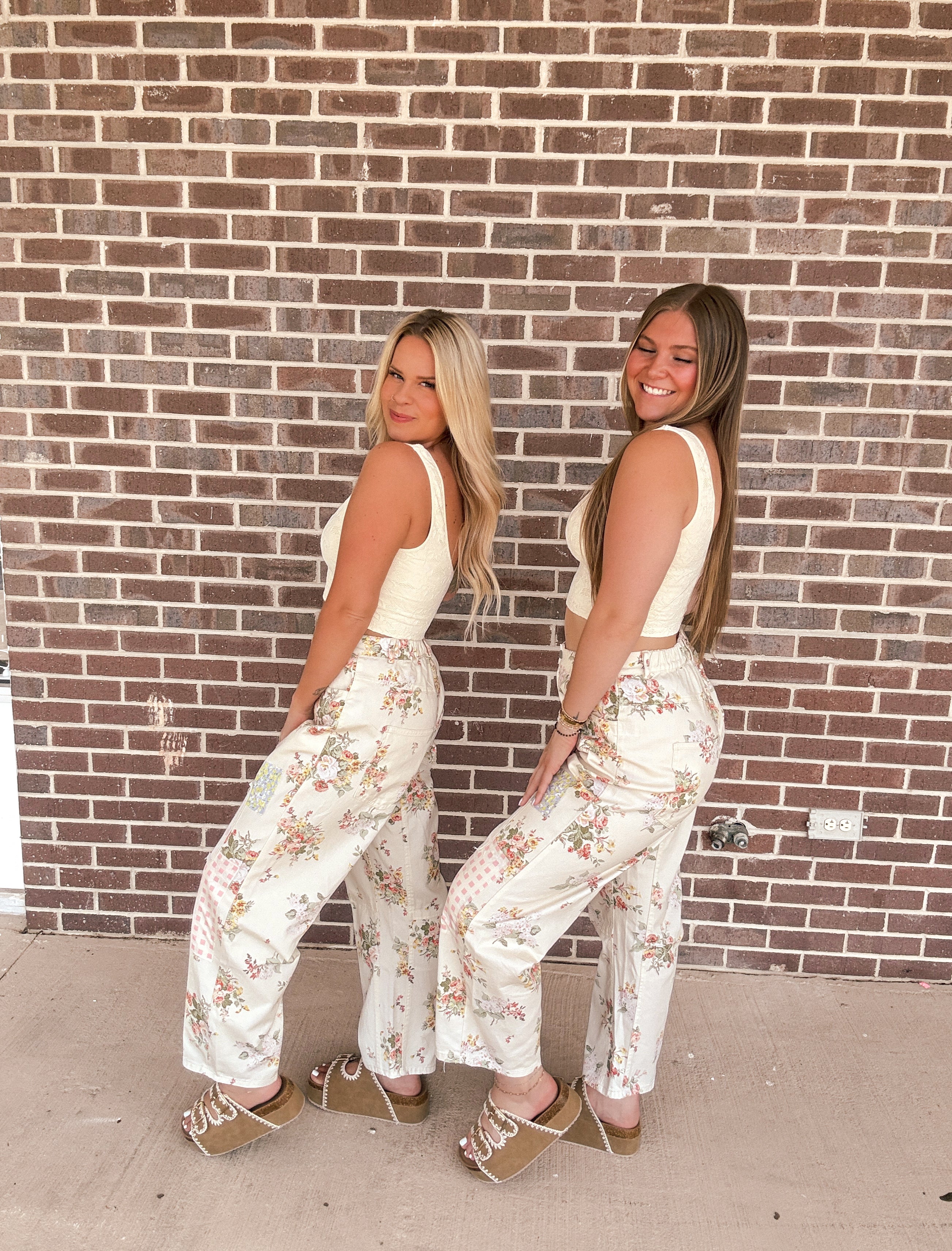 The Merrit Floral Patchwork Pants