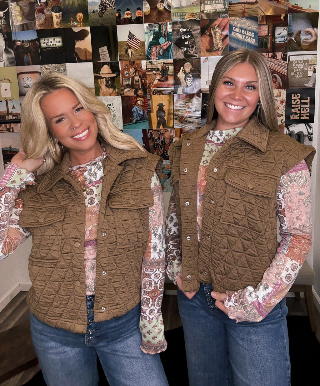 Keep Me Warm Quilted Vest