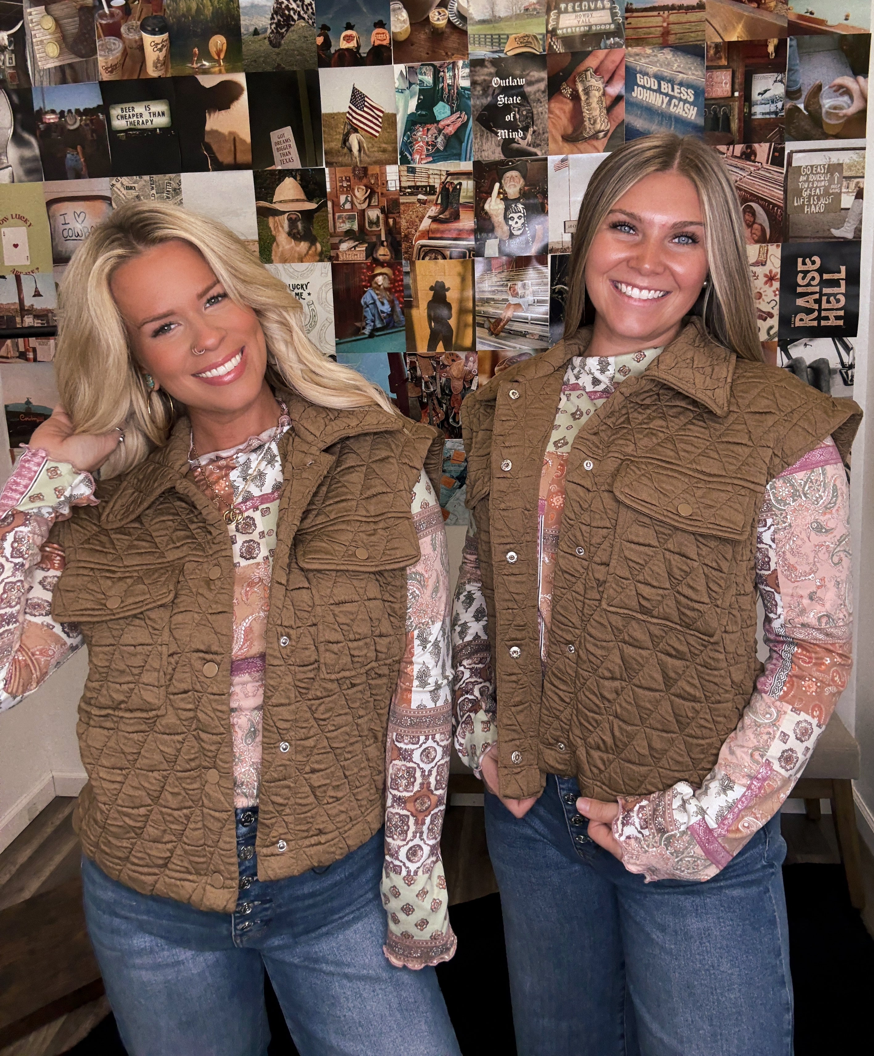 Keep Me Warm Quilted Vest