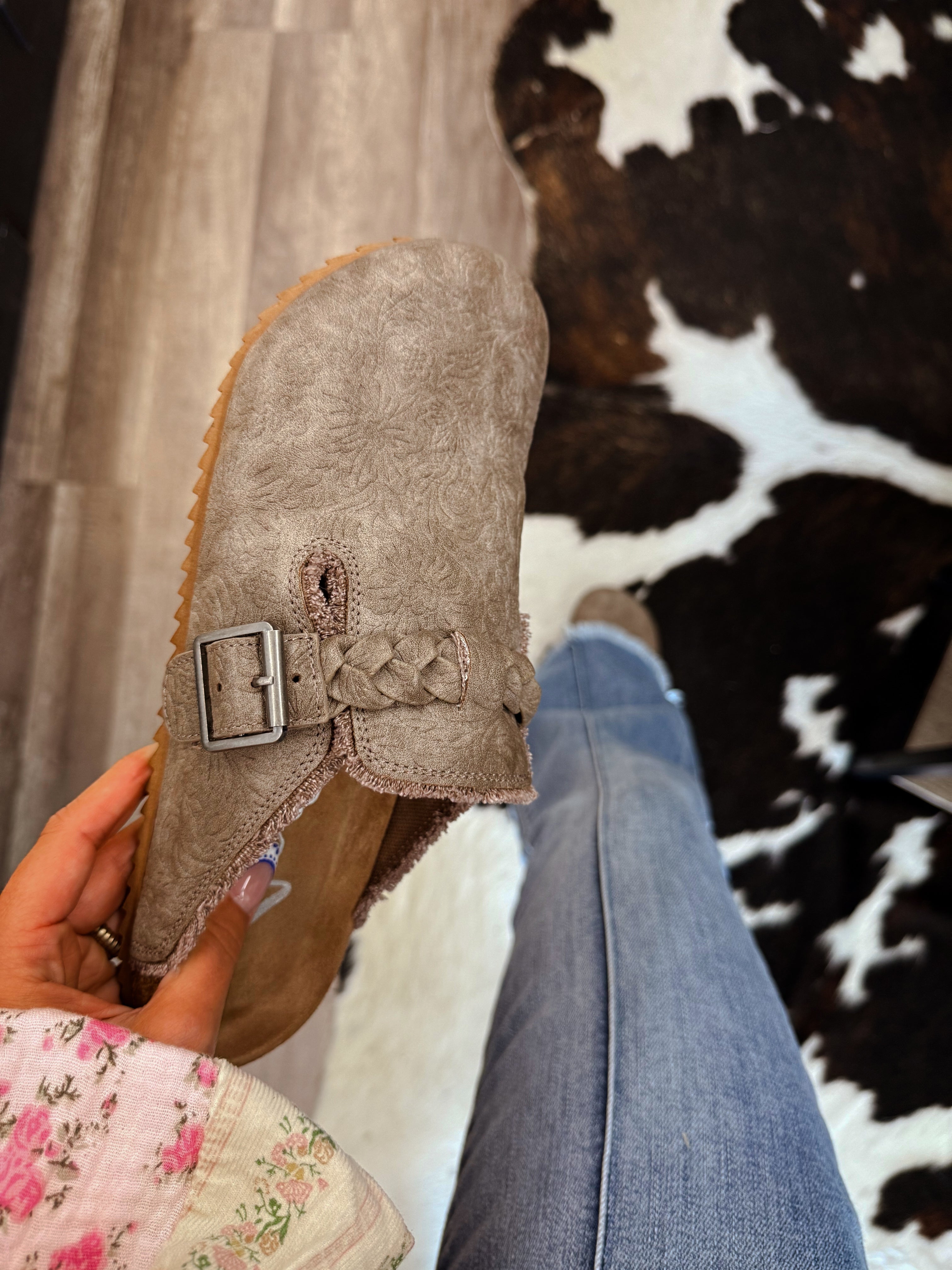 The Iris Tooled Clogs