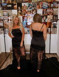 The Stetson Satin Lace Dress