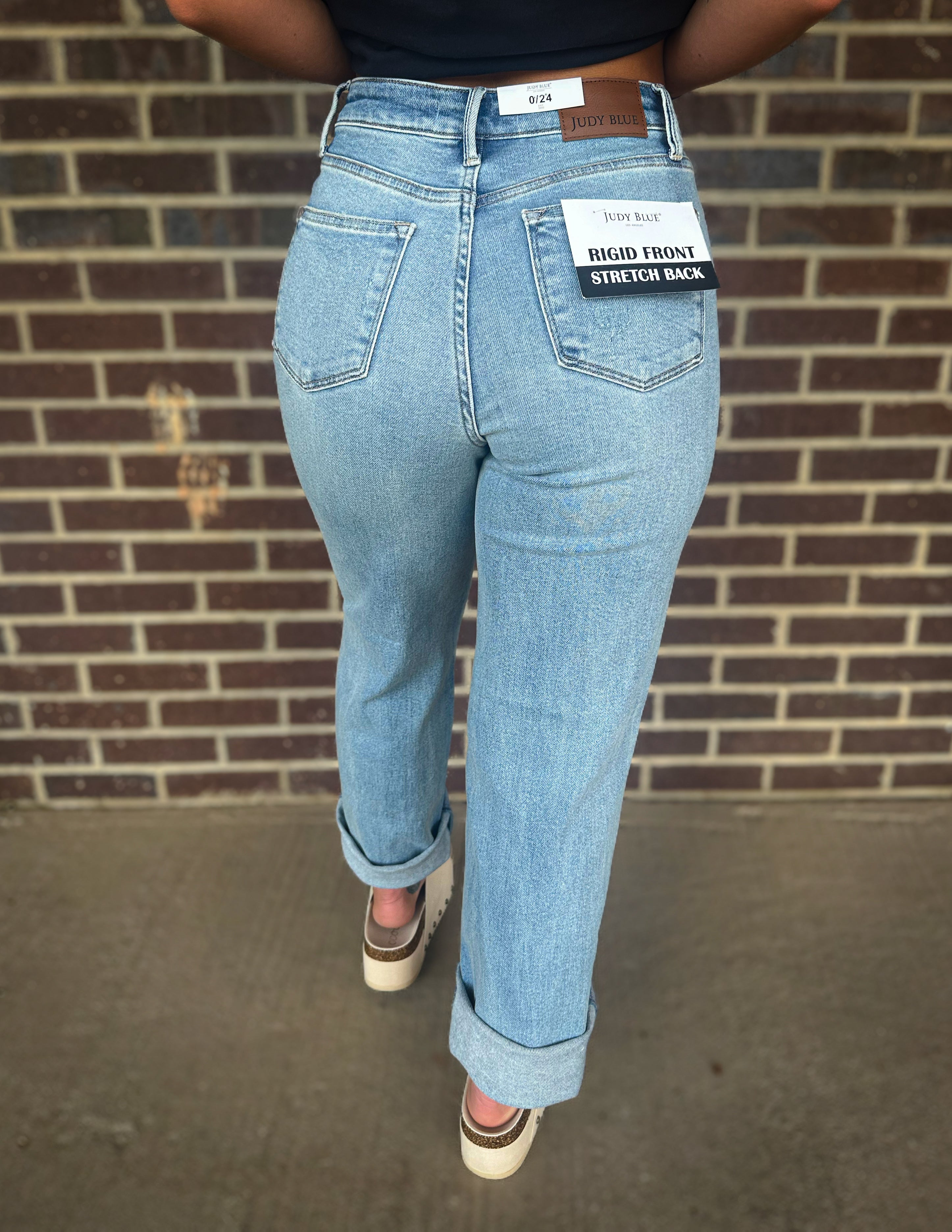 The Evie Rigid denim by Judy Blue