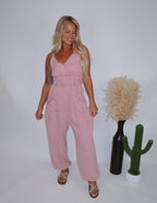 The Quinn Jumpsuit- Mauve