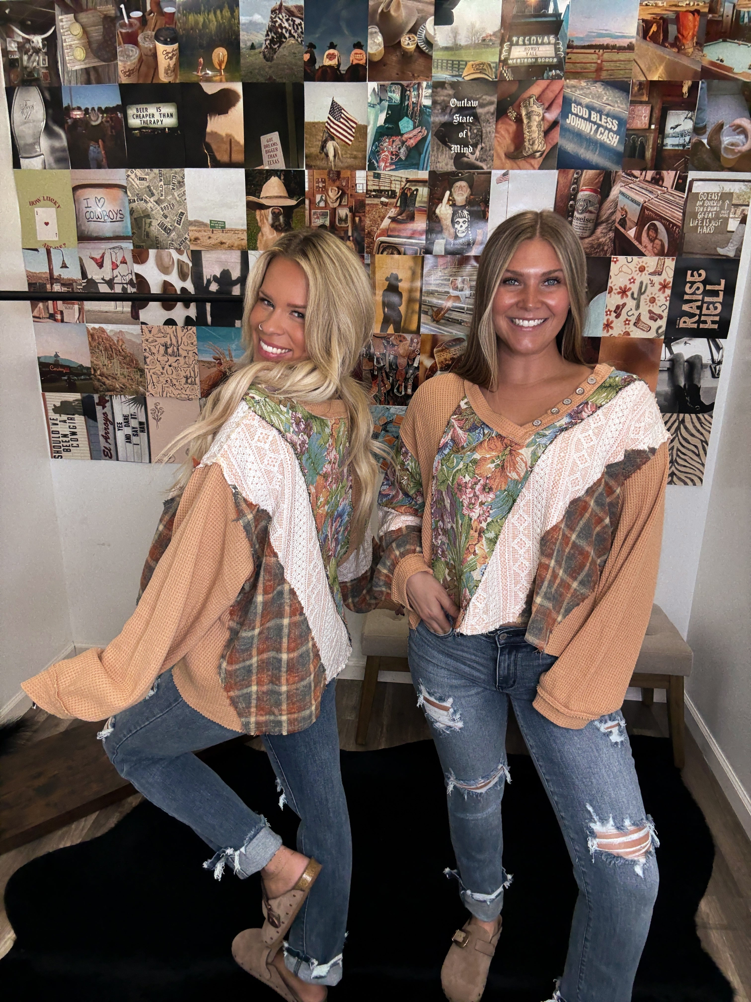 The Coral Butterfly Top