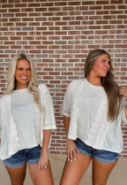 The Oli Cream Crochet Top