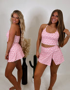 On the Move Cherry Gingham Set