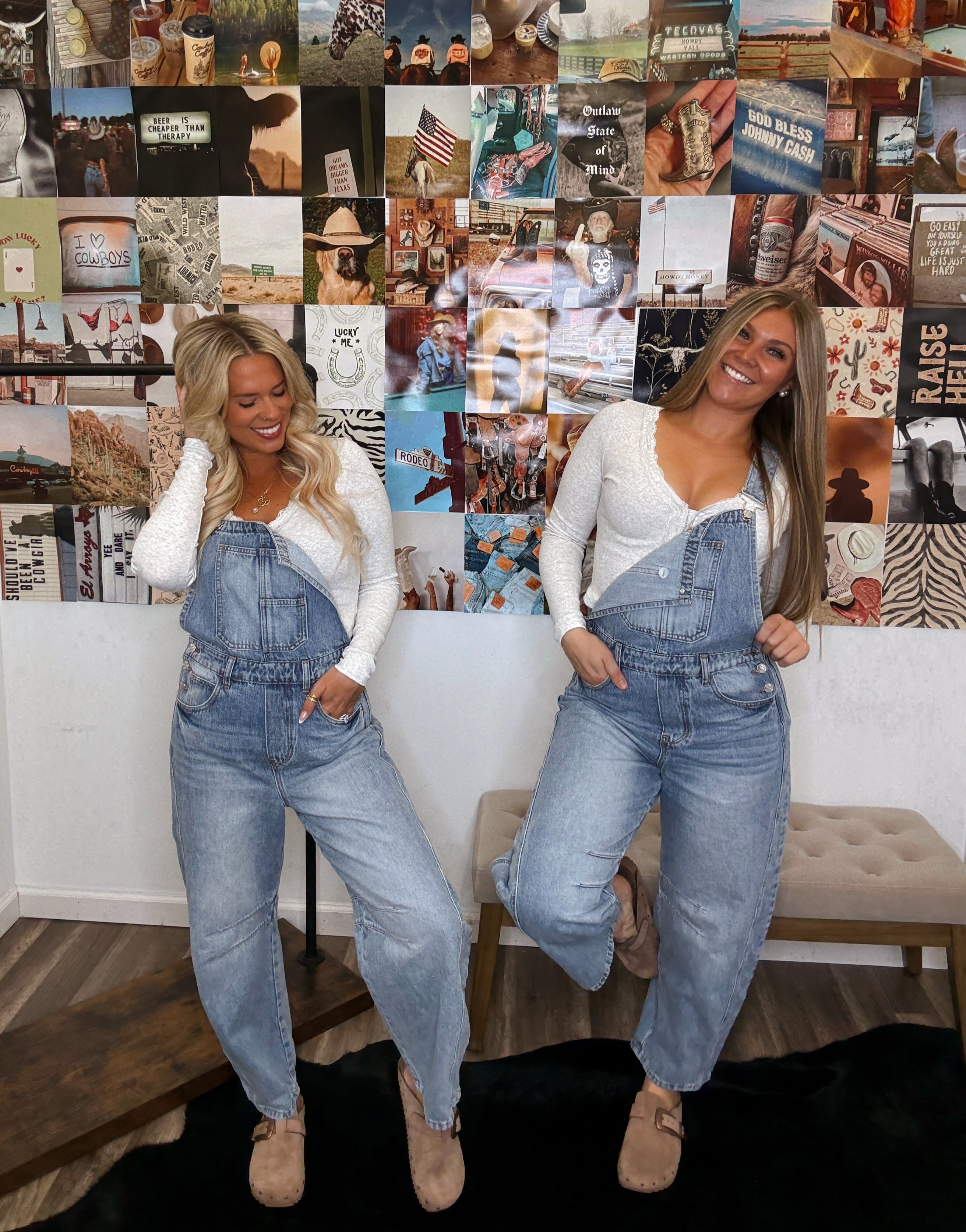 The Allie Barrel Overalls