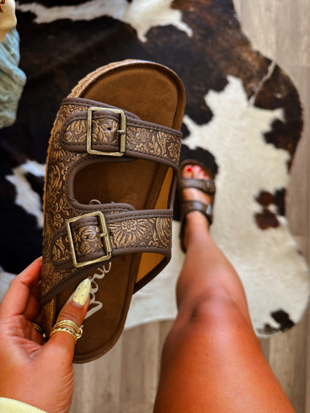 The Lainey Sandals- Chocolate