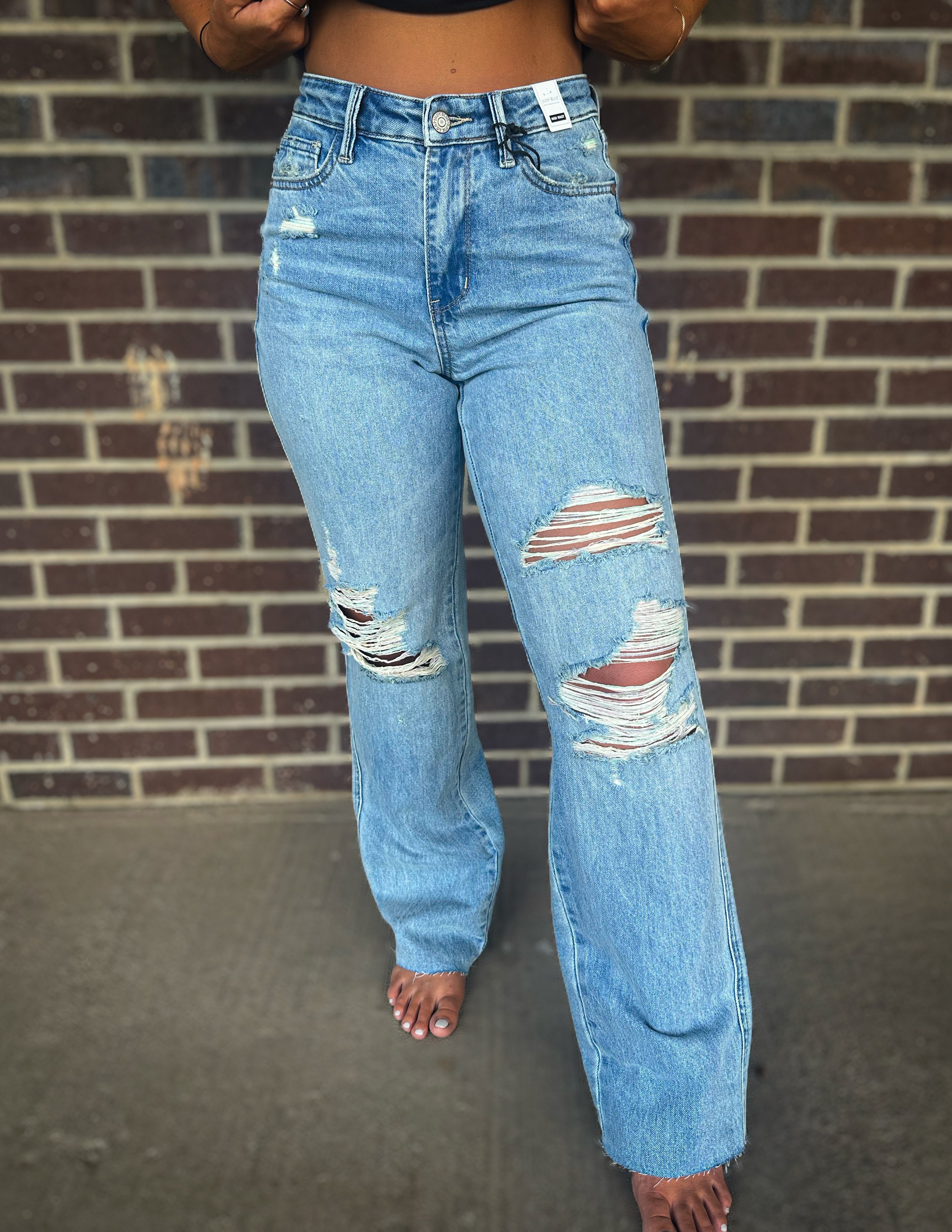 The Evie Rigid denim by Judy Blue