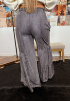 The Untamed Denim Button Pants