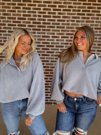 The Ellie Pullover- Sleet