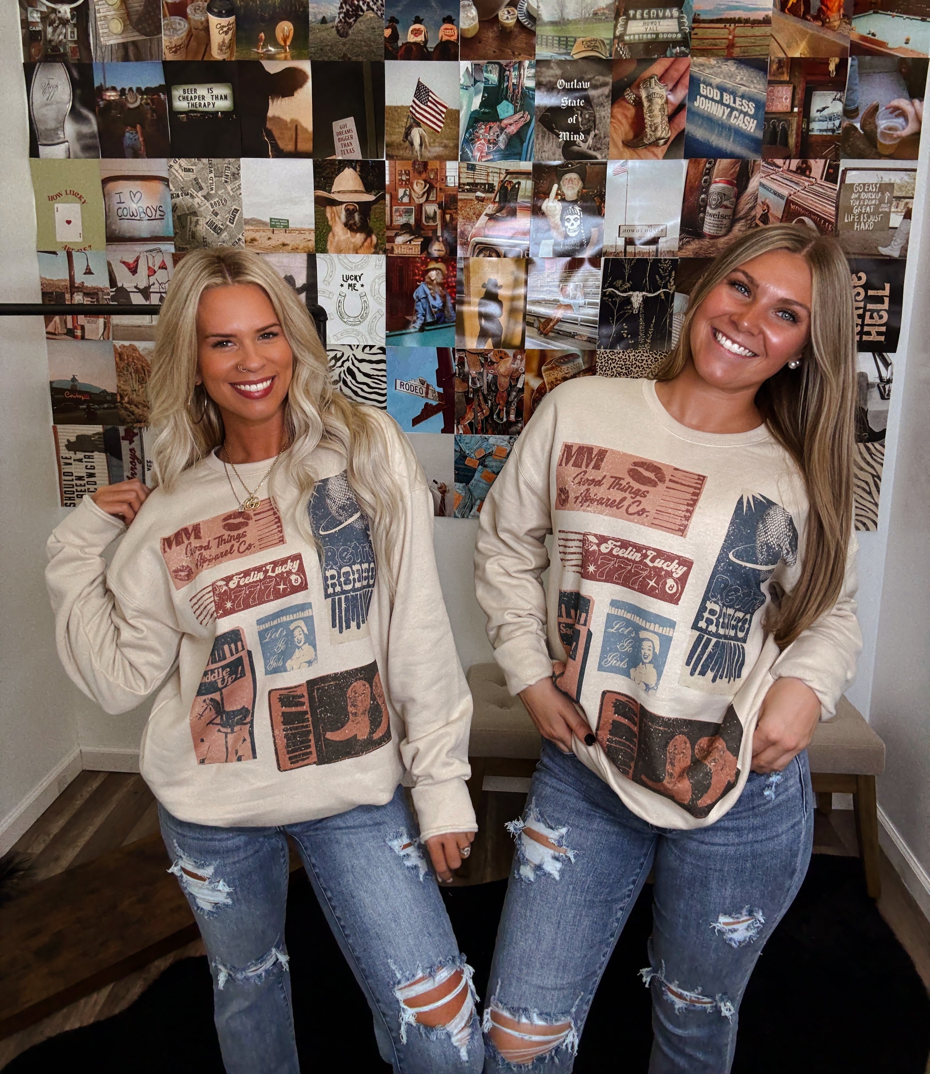 Vintage Matchboxes Crewneck