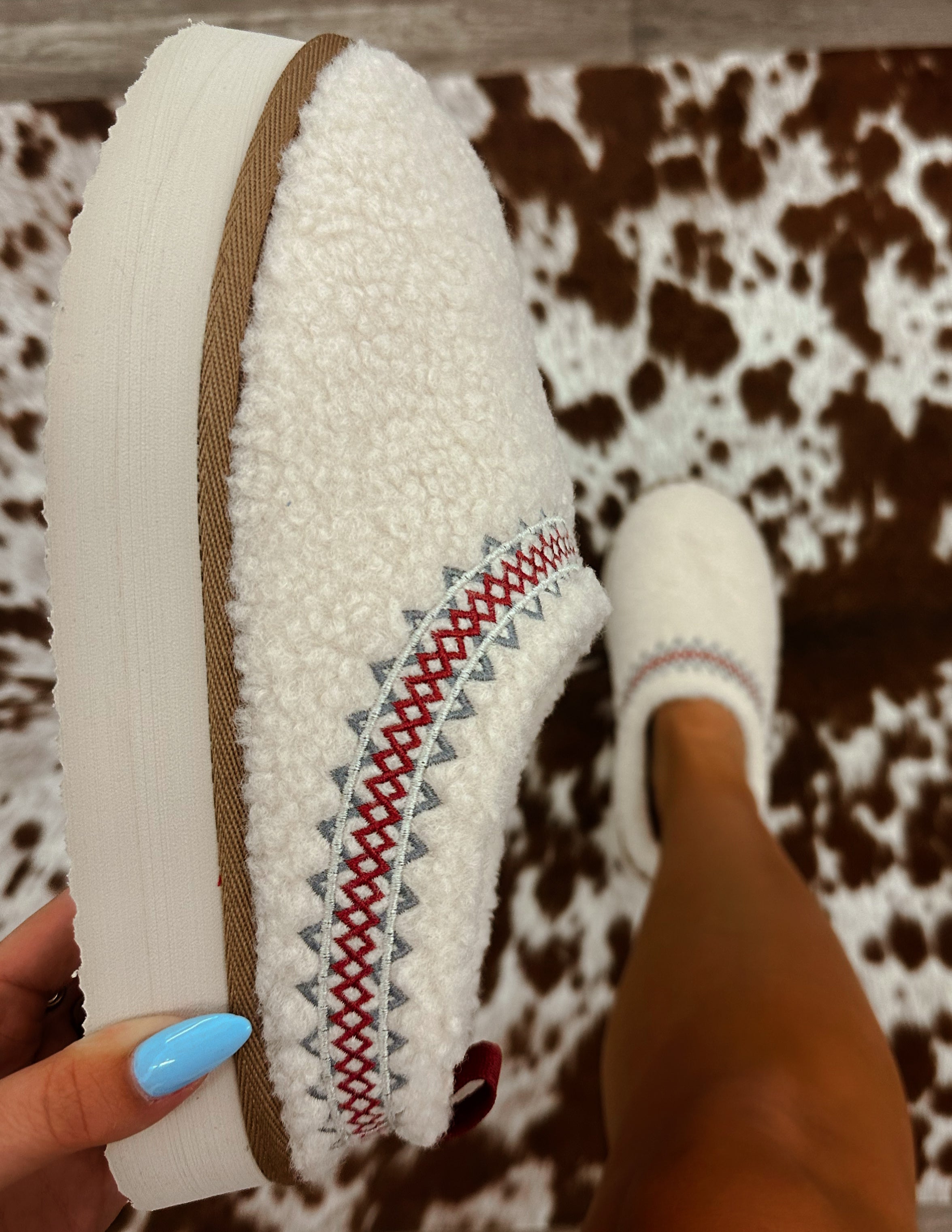 Cozy Cabin Platform slippers