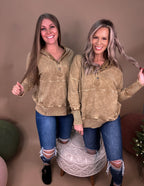 East coast Button Pullover- Camel