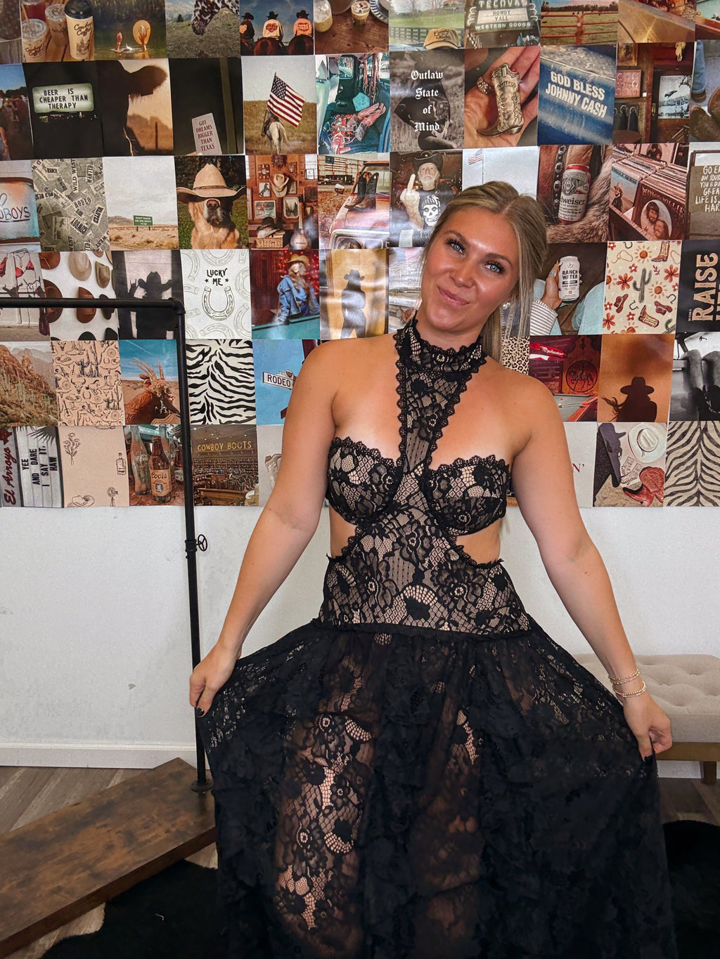 The Outlaw Dress- Black