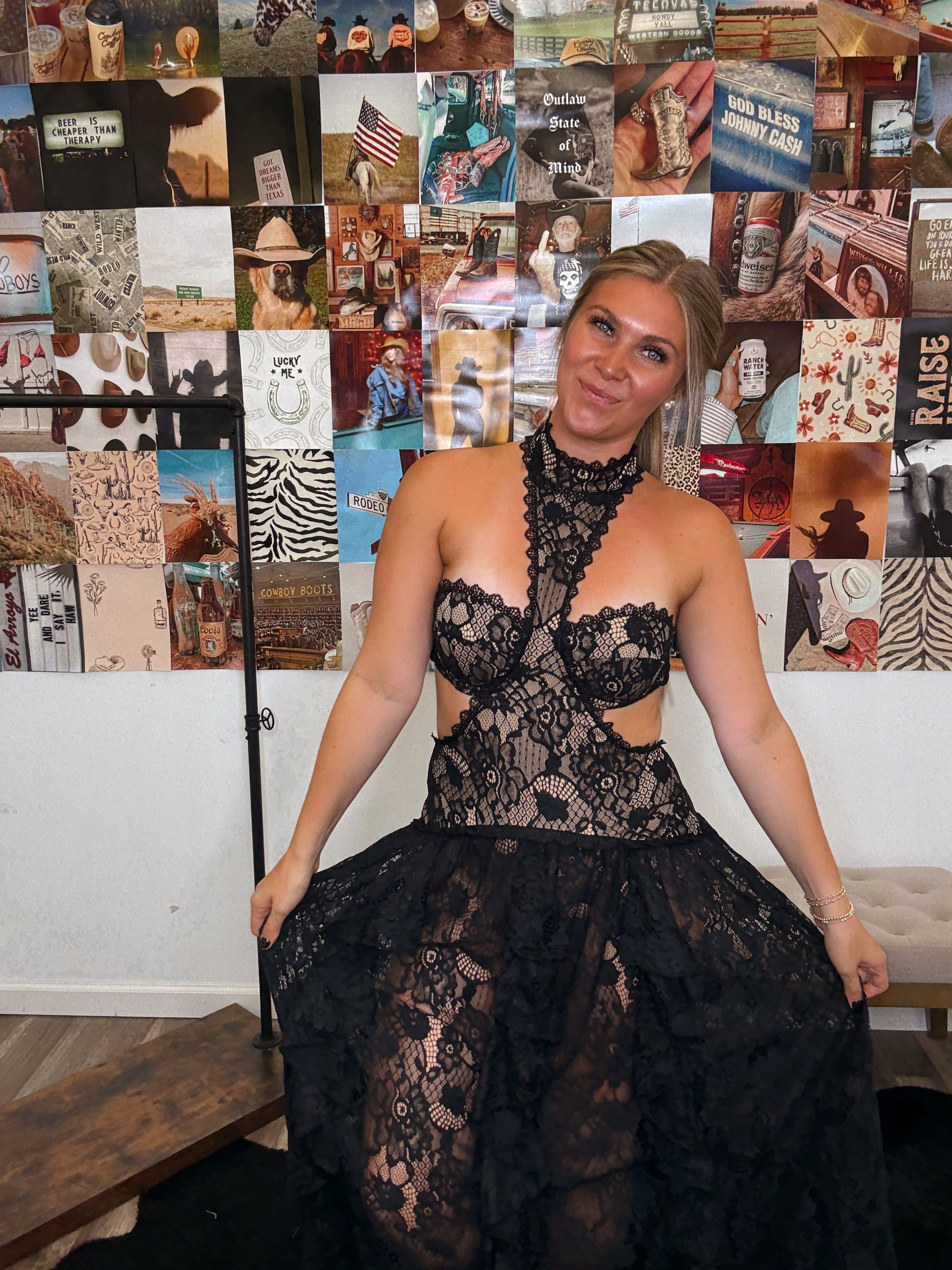 The Outlaw Dress- Black