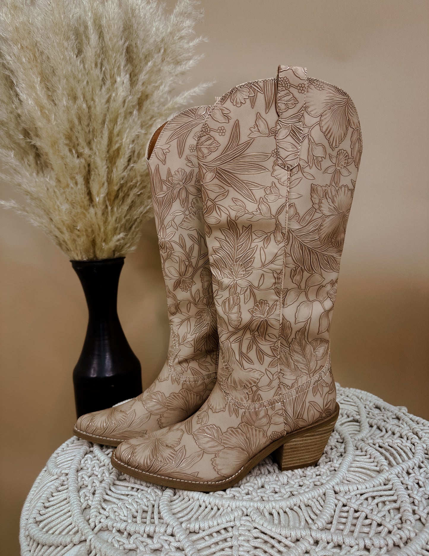 The Lainey Boots- taupe