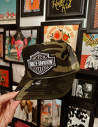 HD Olive camo trucker