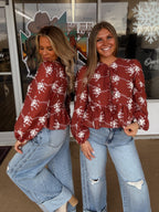 The Hampton Top- Maroon