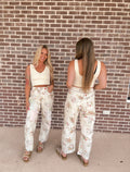 The Merrit Floral Patchwork Pants
