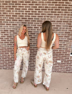 The Merrit Floral Patchwork Pants