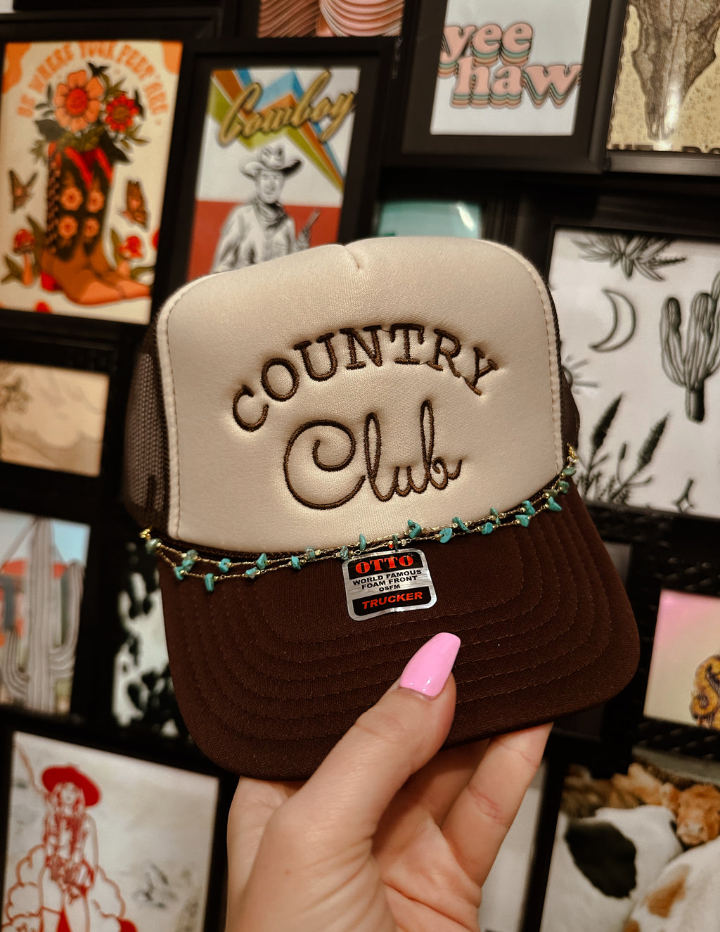 Turquoise Trucker Chain