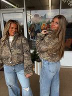 Woodland Camo Puffer Jacket