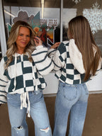 The Bree Checkered Hoodie