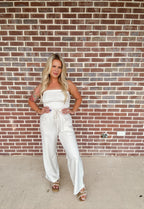 Riley Jumpsuit- Oatmeal