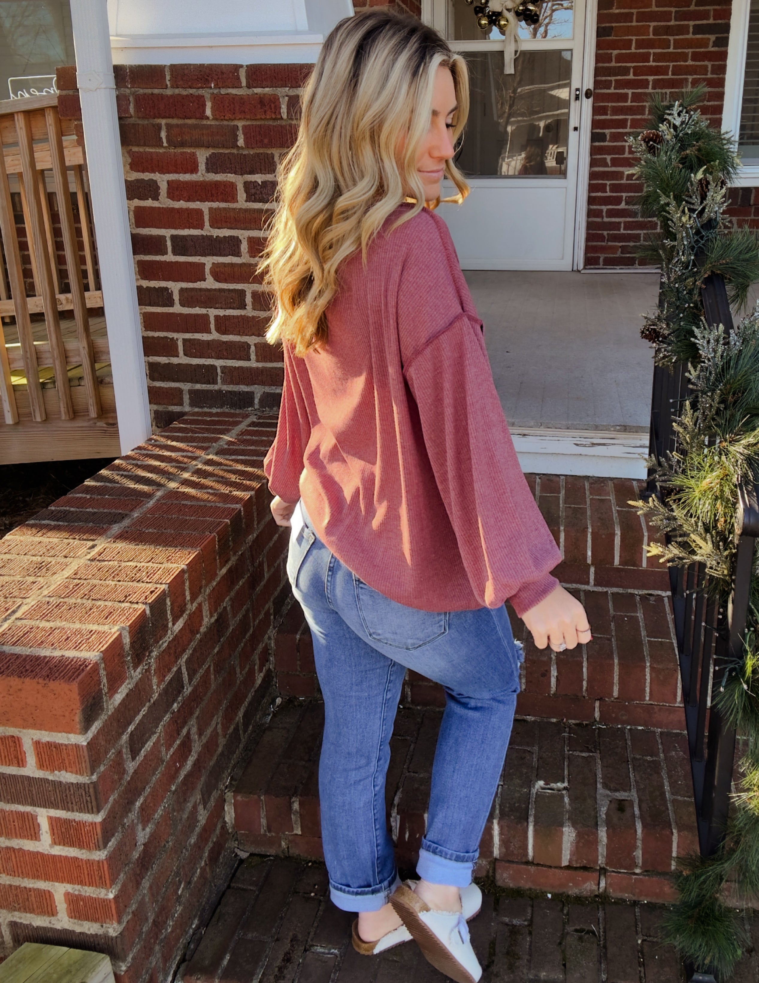 The Brandi top- Berry