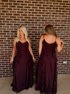 The Salem Deep Brown Dress